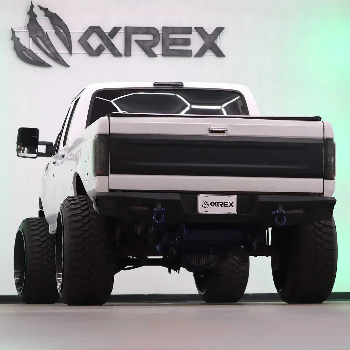 AlphaRex 87-96 Ford F-Series/Bronco LUXX-Series LED Tail Lights Alpha-Black