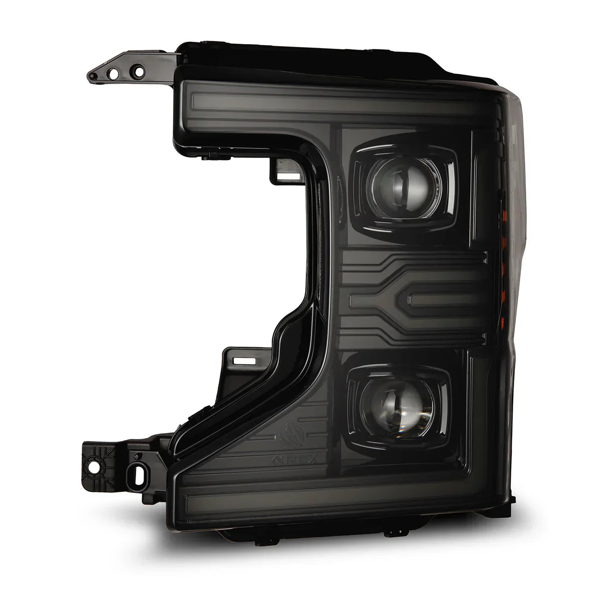 AlphaRex 20-22 Ford Super Duty LUXX-Series LED Projector Headlights Alpha Black