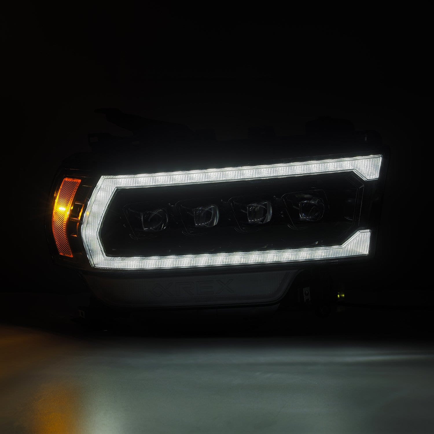 AlphaRex 19-22 Ram 2500/3500/4500/5500 NOVA-Series LED Projector Headlights Alpha-Black