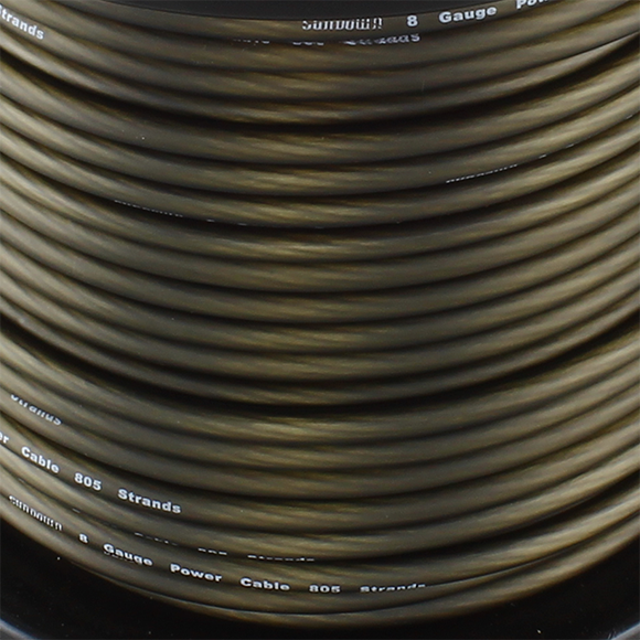 Sundown Audio 8 AWG Power Cable (250FT)