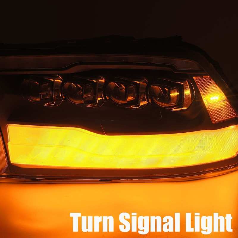 AlphaRex 09-18 Ram Truck NOVA-Series LED Projector Headlights Jet Black
