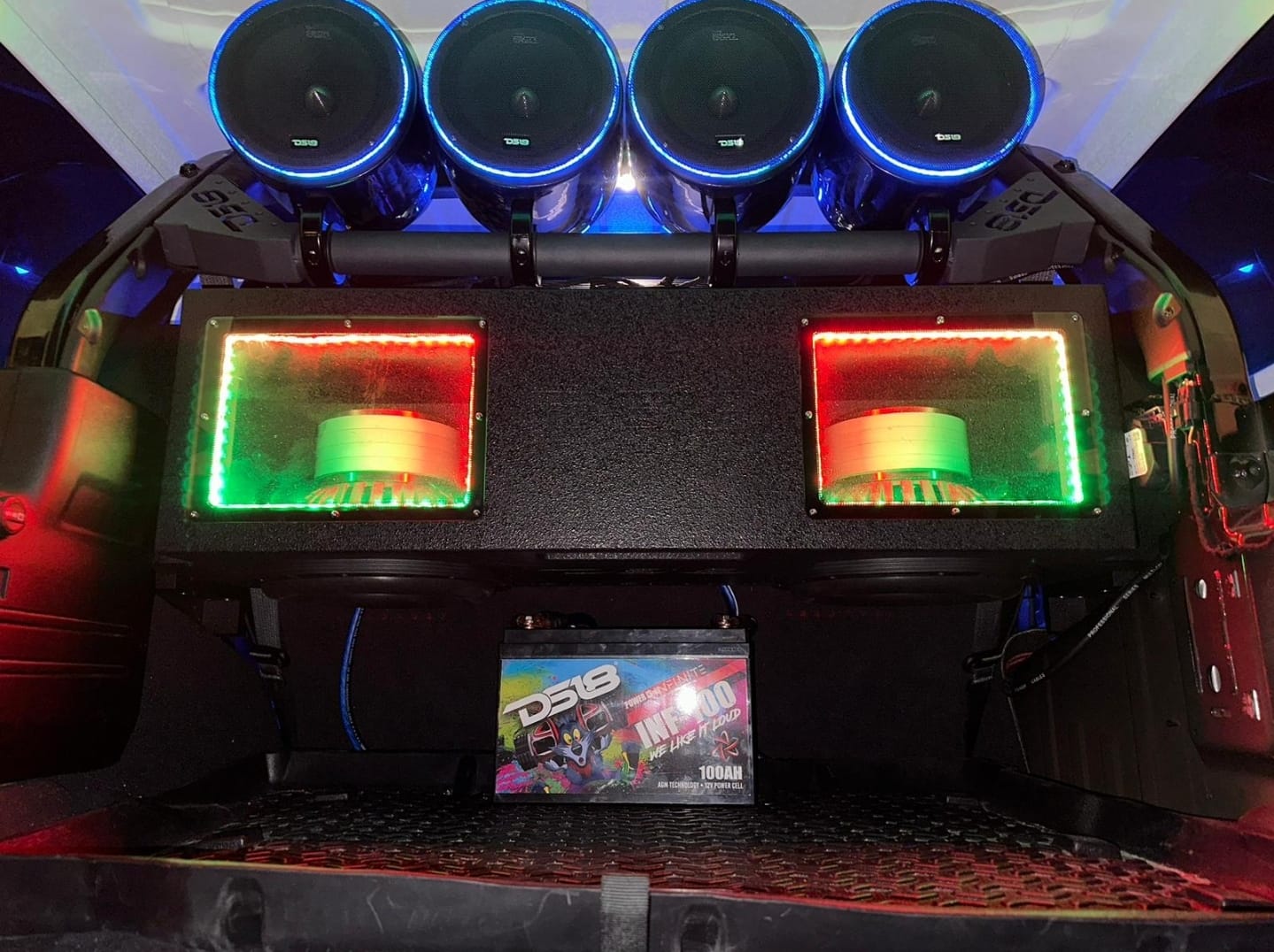 DS18 Jeep JLU Mounting Tube For Towers and Pods