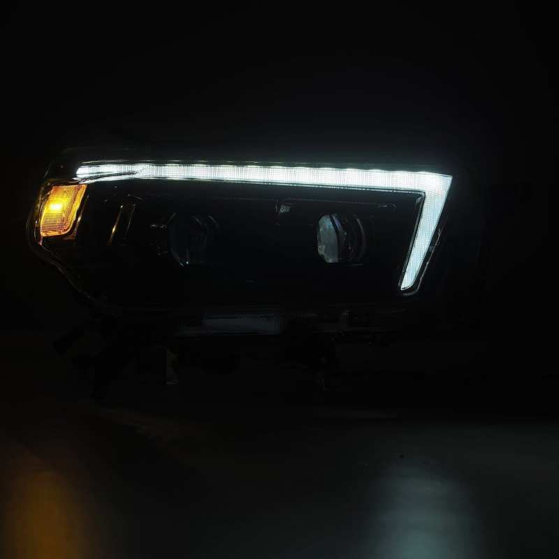 AlphaRex 10-13 Toyota 4Runner LUXX-Series Projector Headlights Alpha-Black