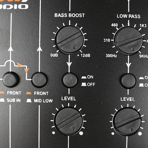 PRV Audio 4 Way Electronic Crossover 4 Inputs and 6 Outputs 9 Volts