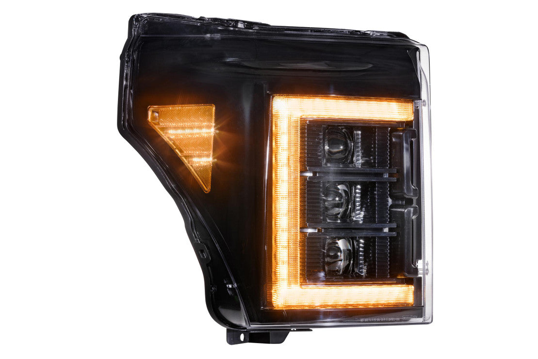 Morimoto Ford Super Duty (11-16) XB LED Headlights - Amber DRL