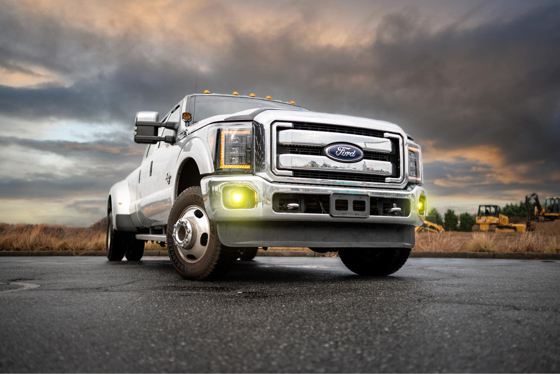 Morimoto Ford Super Duty (11-16) XB LED Headlights - Amber DRL