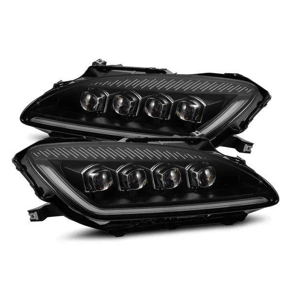 AlphaRex 99-09 Honda S2000 NOVA-Series LED Projector Headlights Black