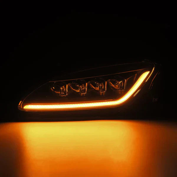 AlphaRex 99-09 Honda S2000 NOVA-Series LED Projector Headlights Black