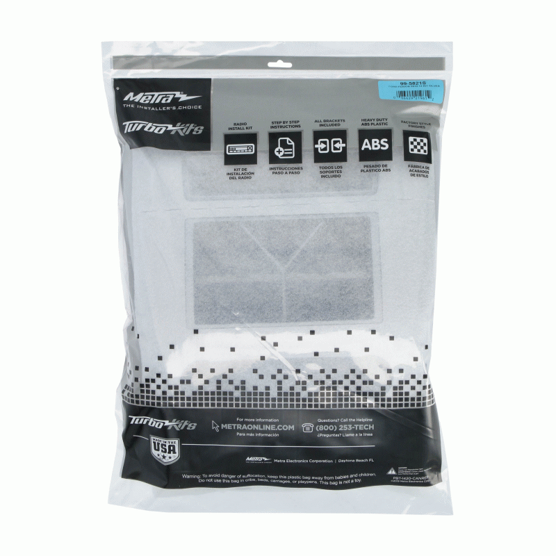 Metra 99-5821S Ford Fusion / Mercury Milan 2010-2012 (Silver)