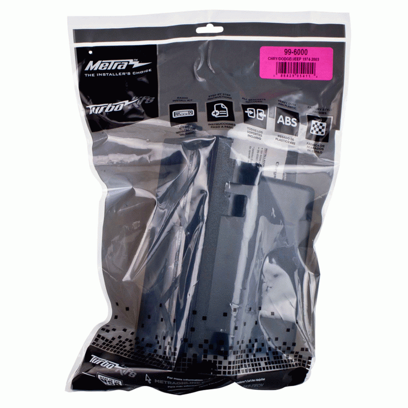 Metra 99-6000 Chrysler/Plymouth/Dodge/Jeep Eagle 1974-2003