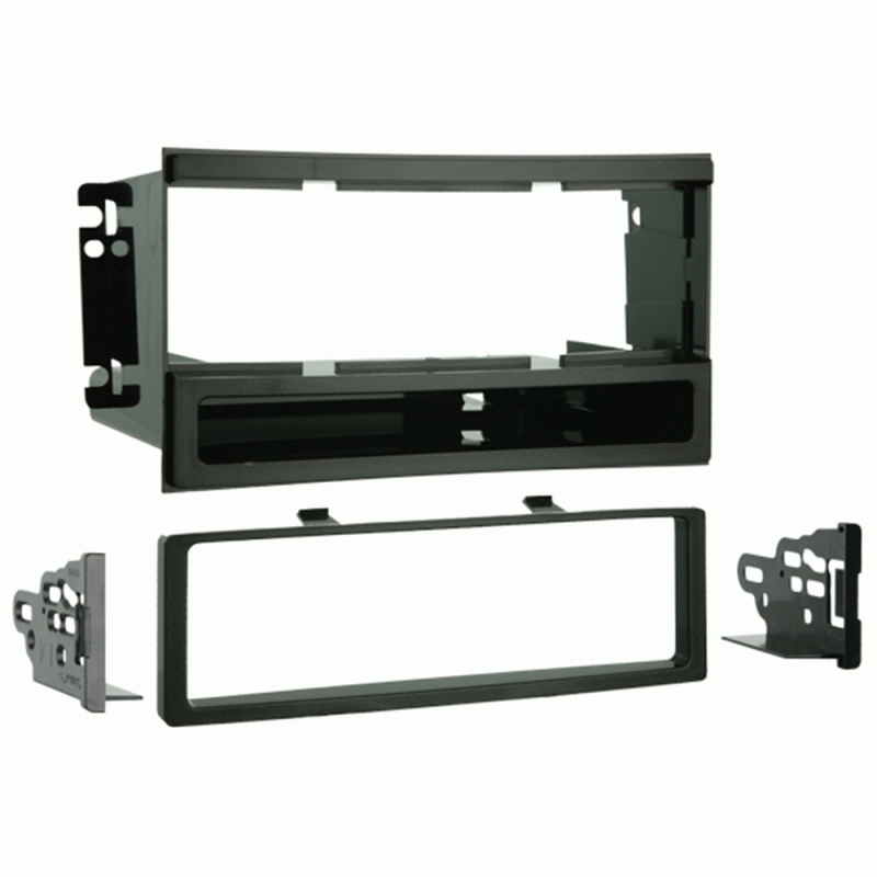 Metra 99-7328 Dash Kit Fits select 2007-09 Kia Sorento models — single-DIN radios (Black)