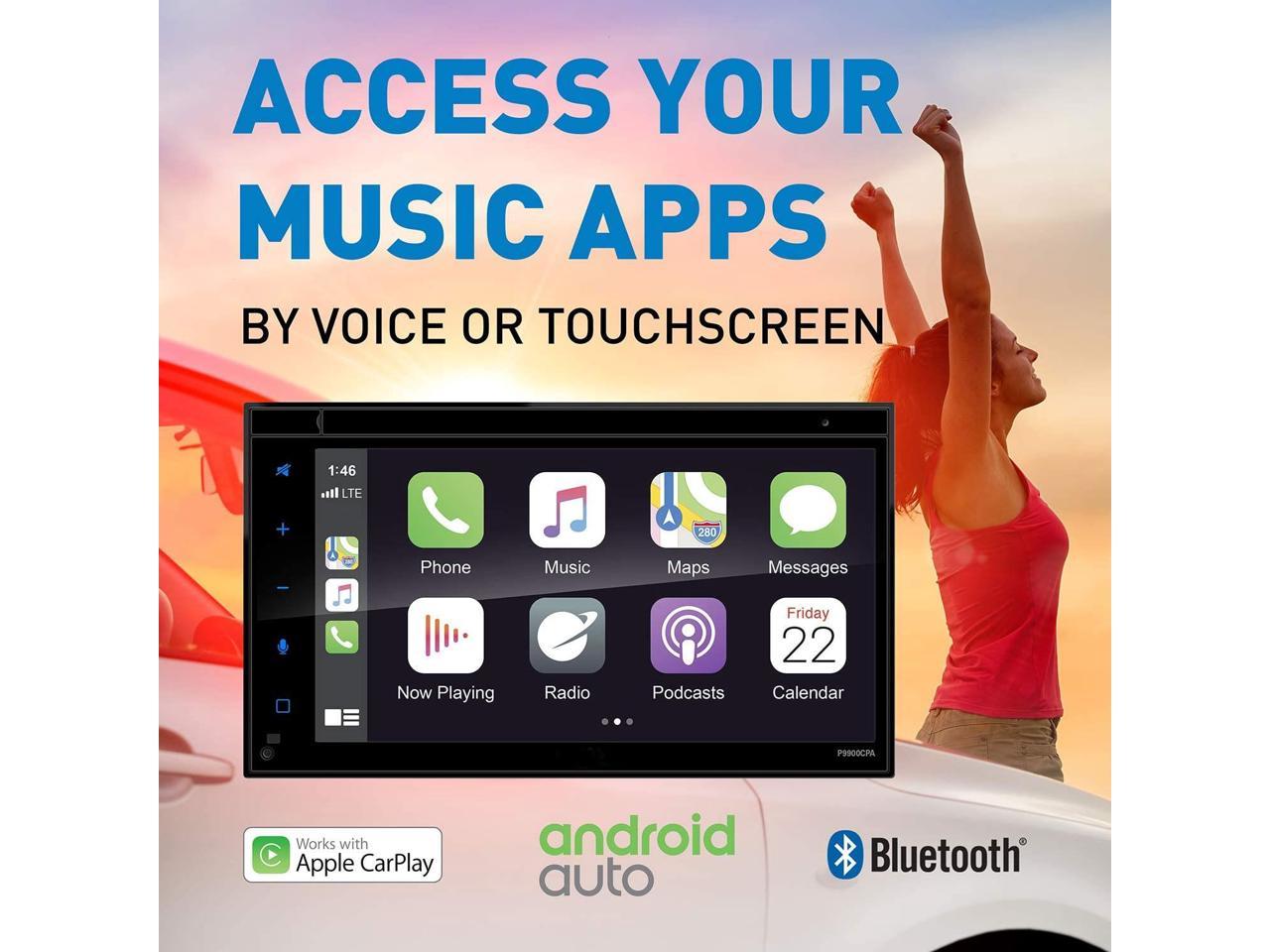 Planet Audio P9900CPA Bluetooth 6.75 Inch Touchscreen Car Multimedia Player