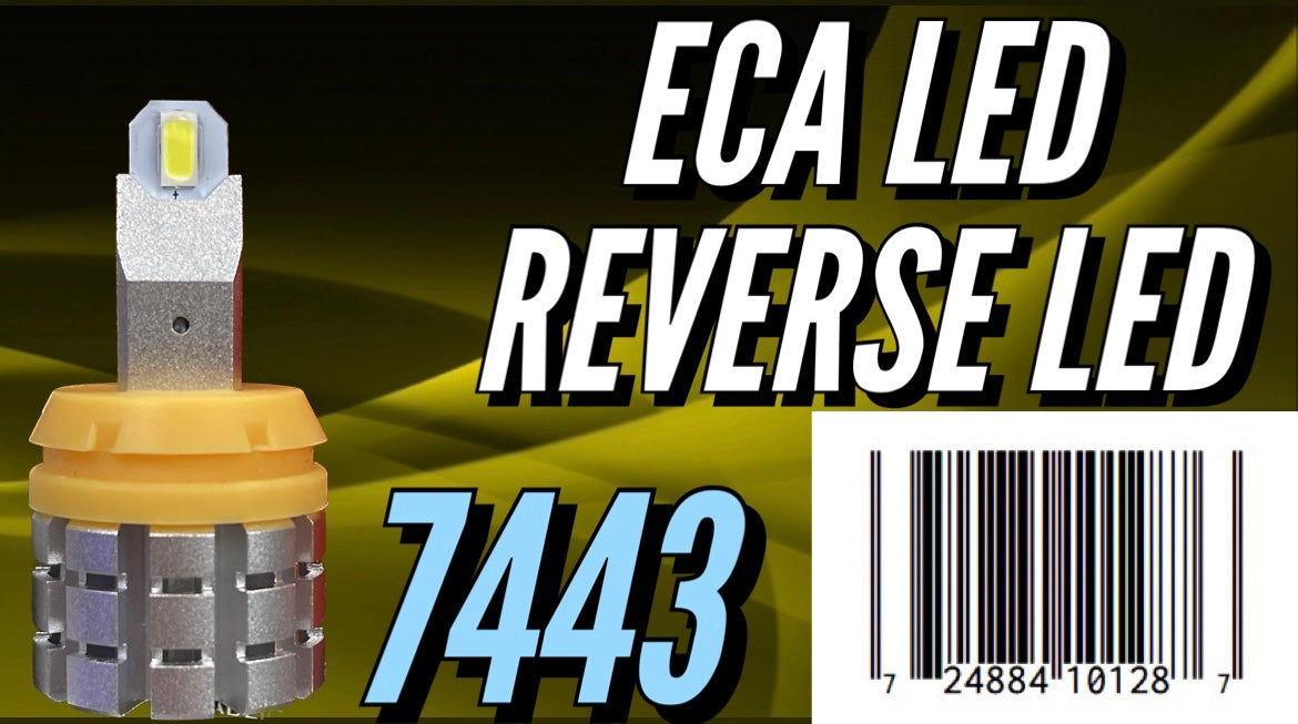 ECA Reverse Led - Brightest Reverse and Day Time Running (DRL) Vehicle LED 3157, 7443, 194/T15