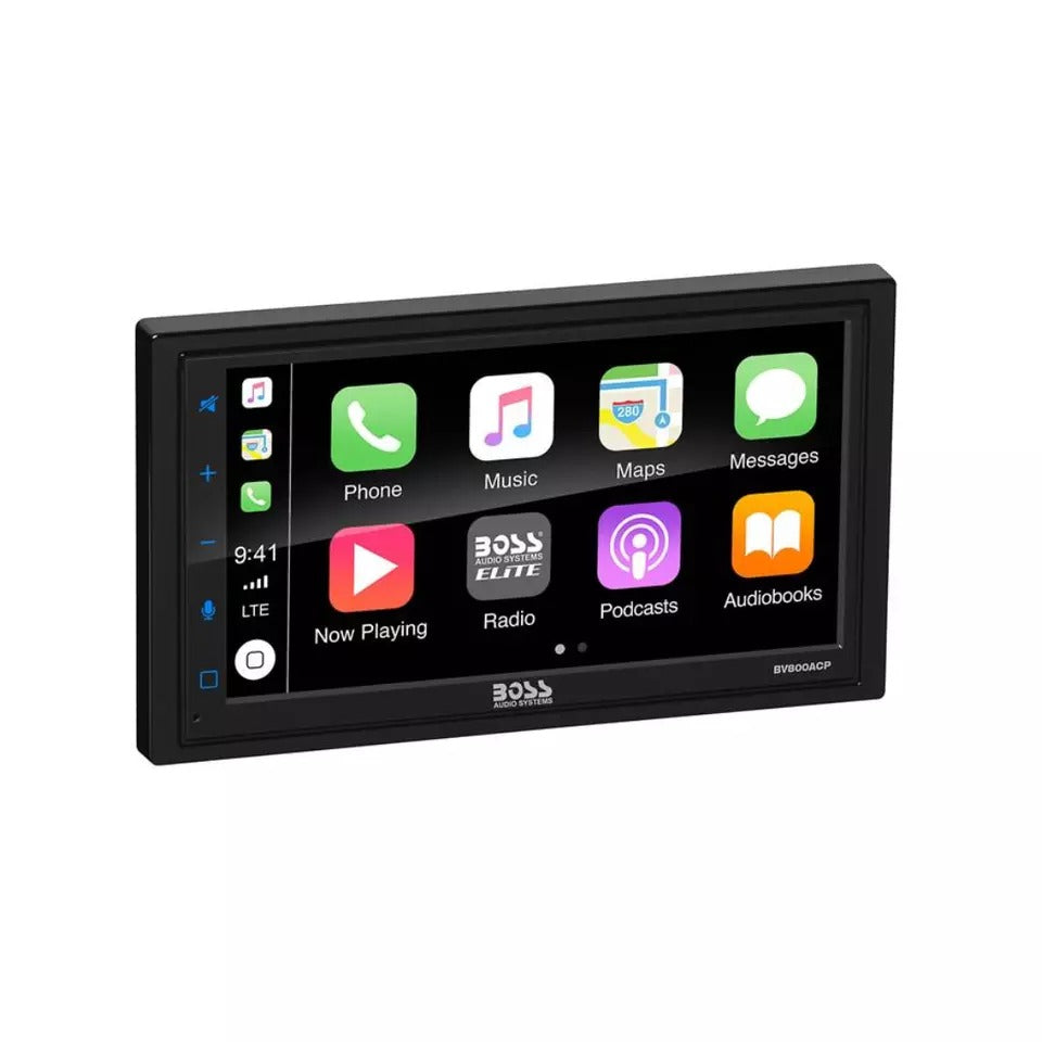 Boss Audio BV800ACP Digital Multimedia Receiver w/ Apple CarPlay & Android Auto