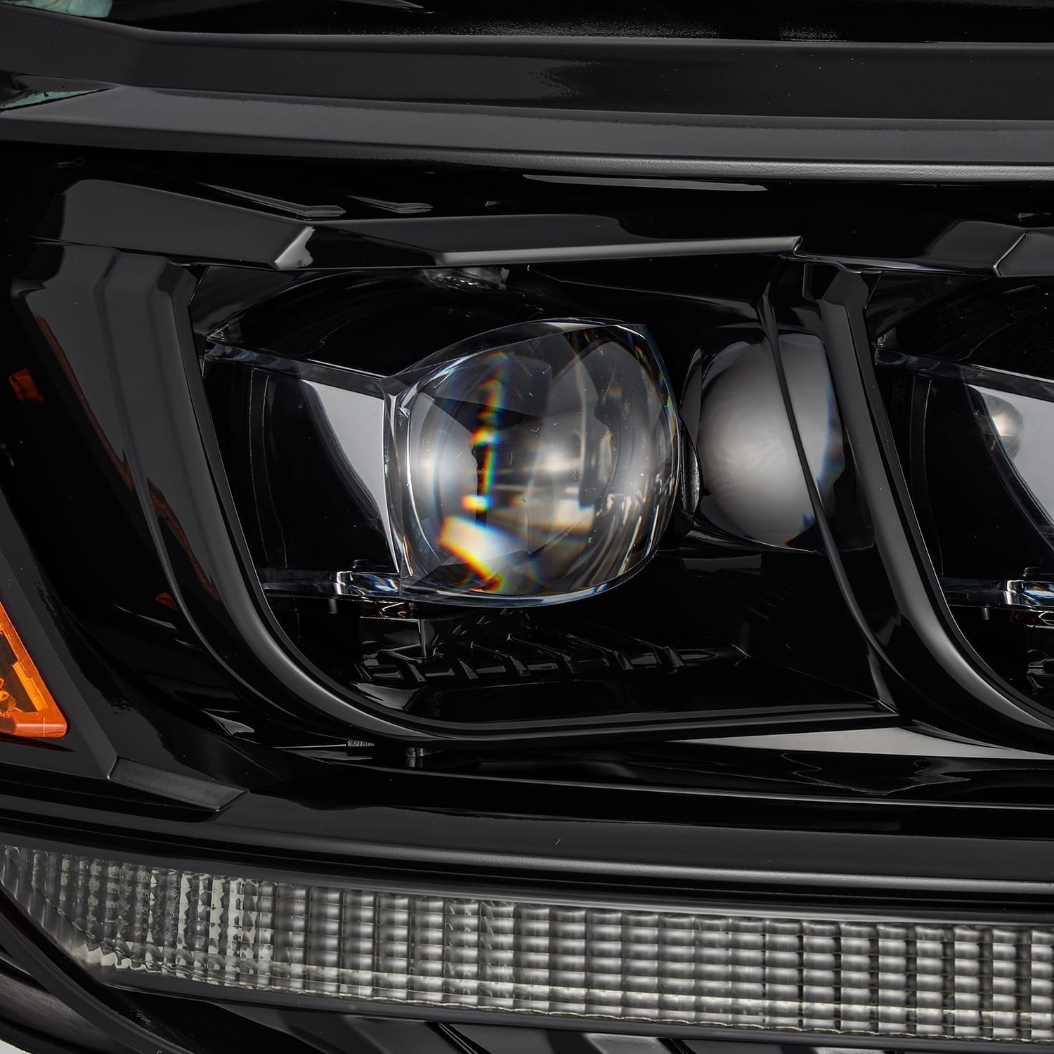 AlphaRex 19-22 Ford Ranger NOVA-Series LED Projector Headlights Alpha-Black