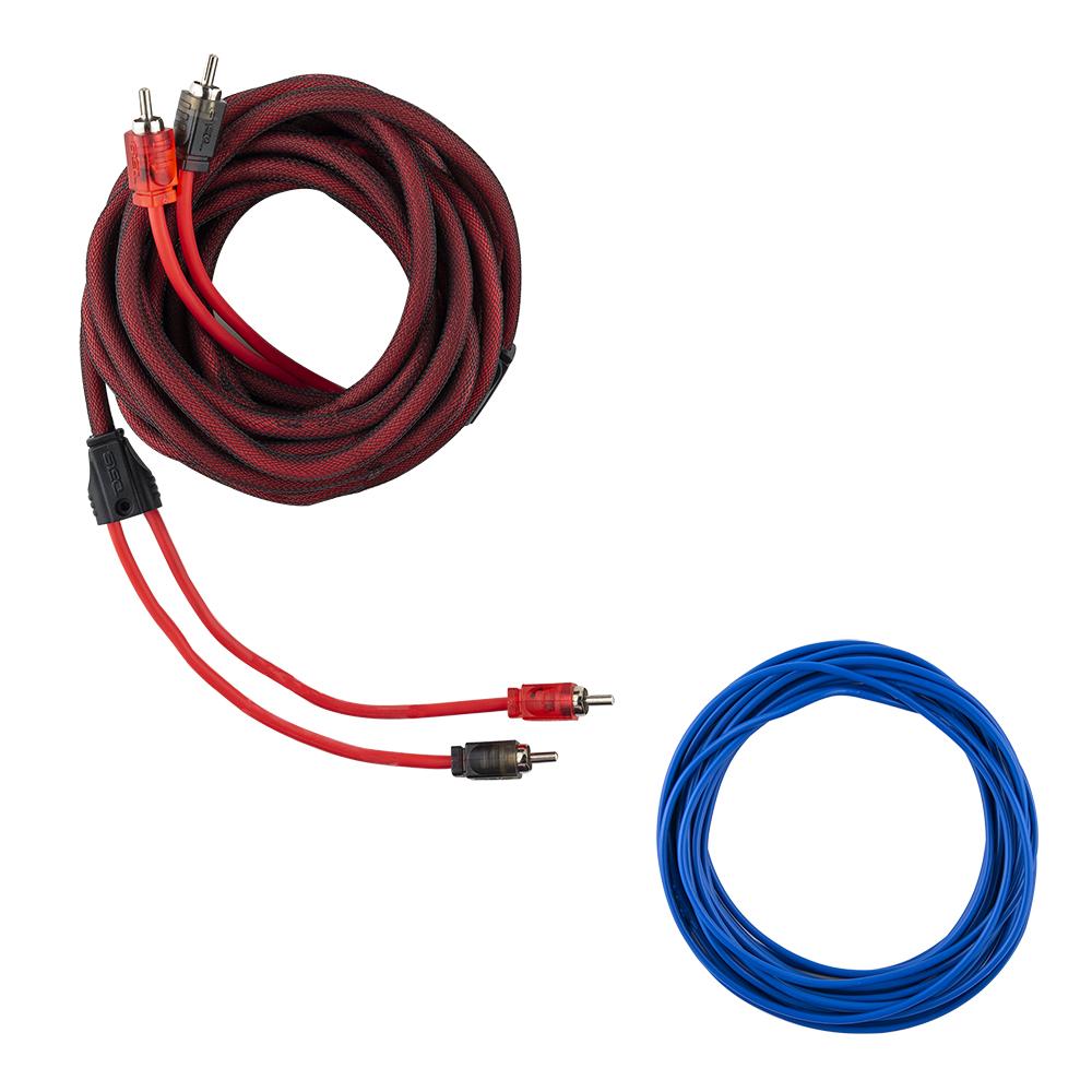 DS18 4-GA Amplifier Wiring Installation Kit -Red