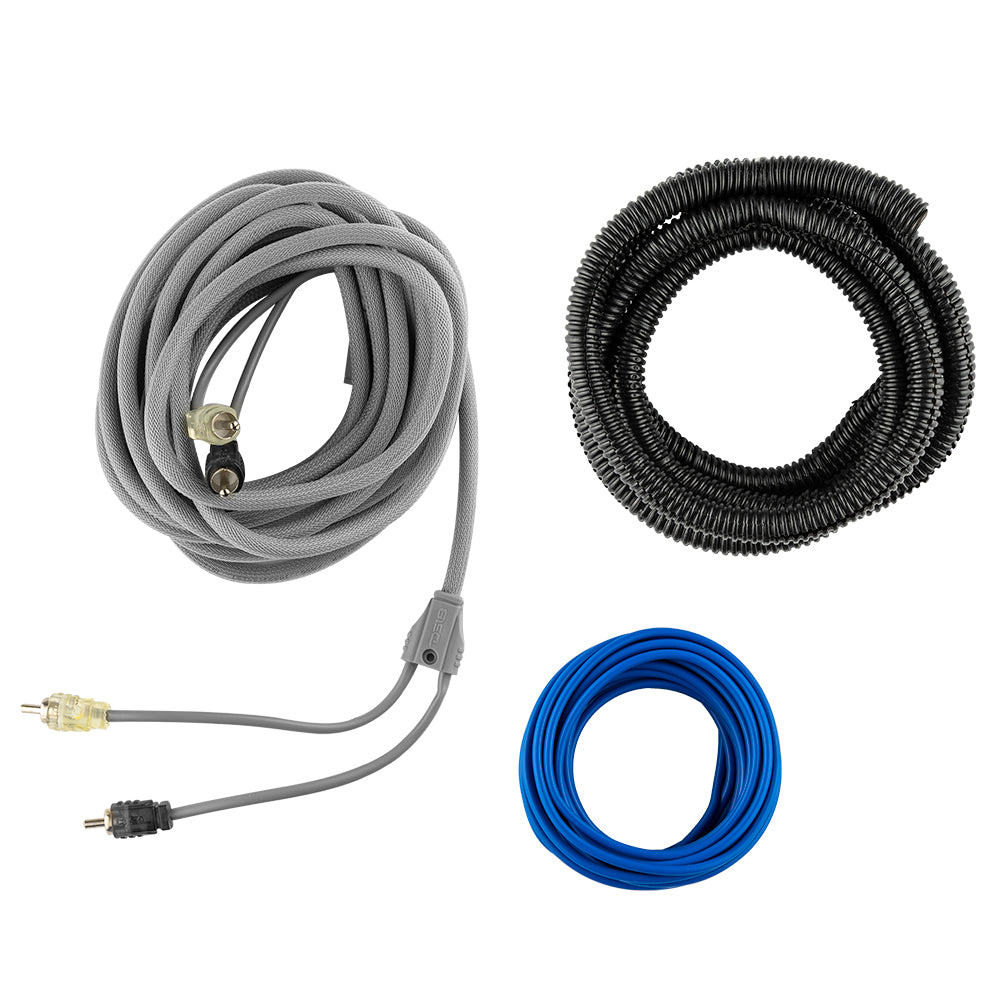 4-GA Amplifier Installation Wiring Kit Silver