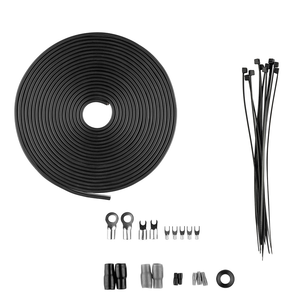 4-GA Amplifier Installation Wiring Kit Silver