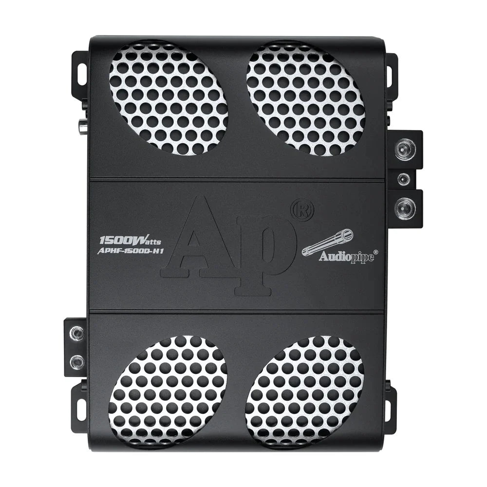 Audiopipe APHF-1500D-H1 1500W RMS Full Range Class D Amplifier 1-Ohm