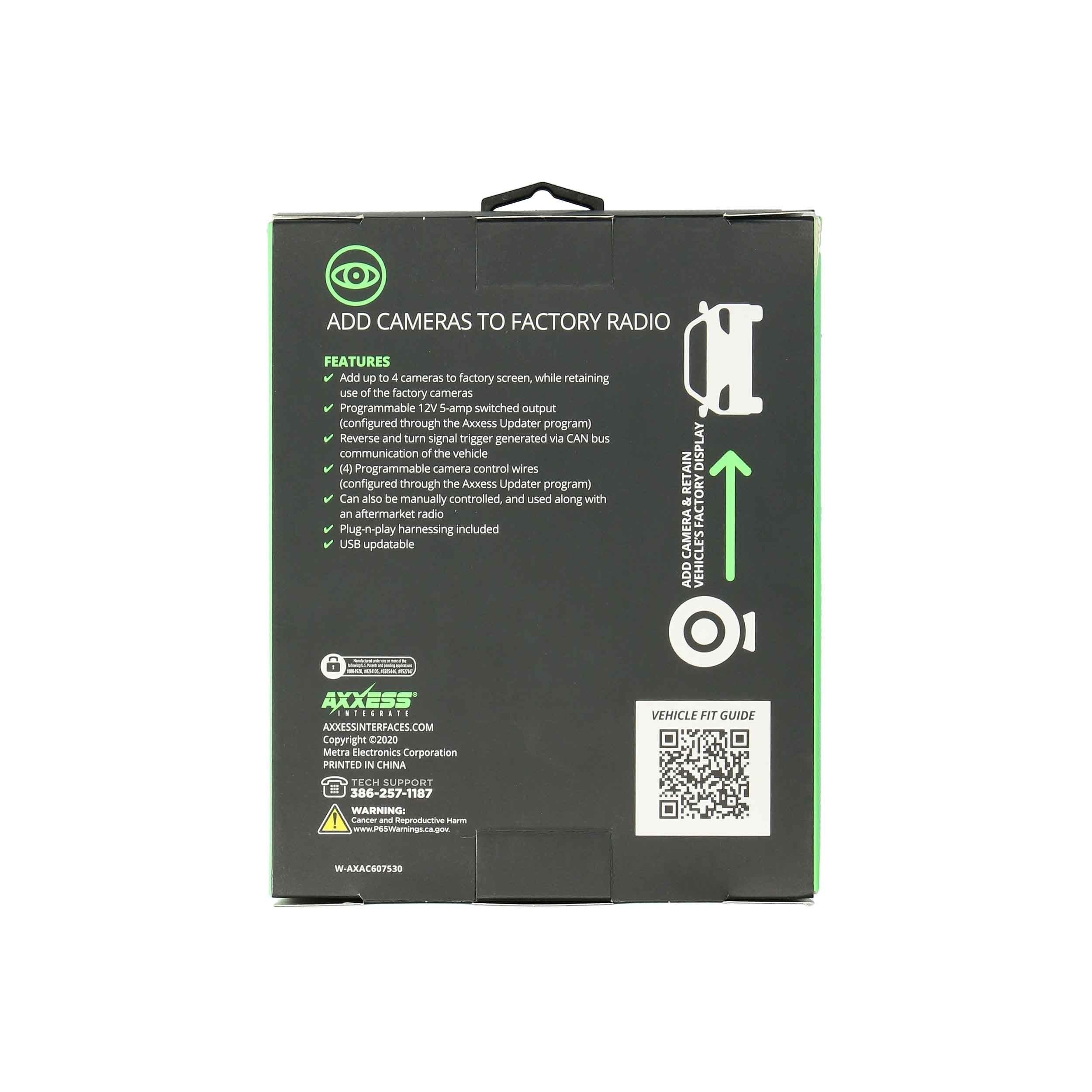 AXAC-CH5 Chysler Add-On Multiple CAN Activated Cameras 2013-Up