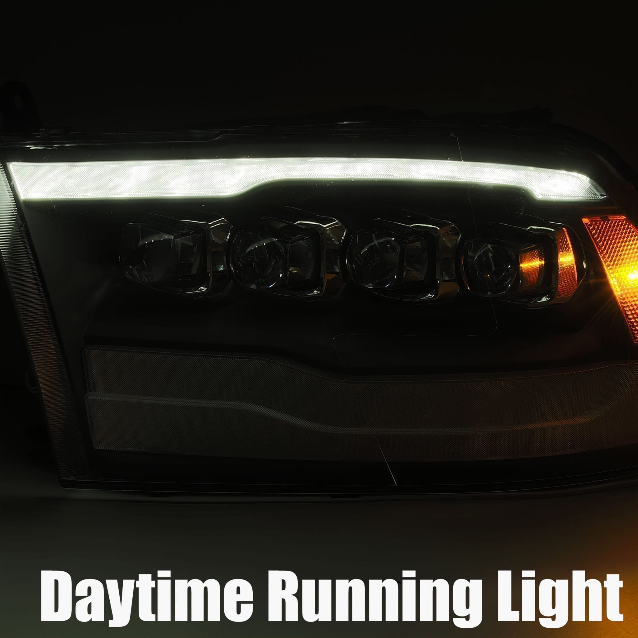 AlphaRex 09-18 Ram Truck NOVA-Series LED Projector Headlights Chrome