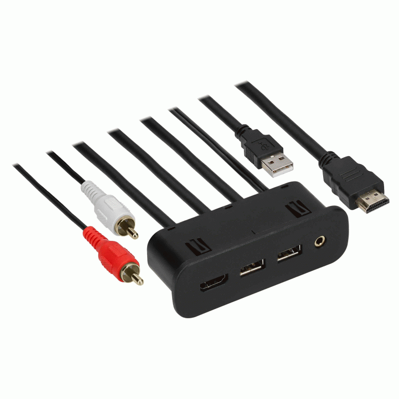 AXUSB-CH1 USB/AUX/HDMI Replacement Panel 3 Feet - Chrysler/Dodge/Jeep