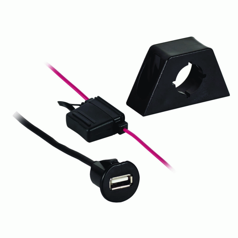 AXUSB-CP Under Dash or Flush USB Mount