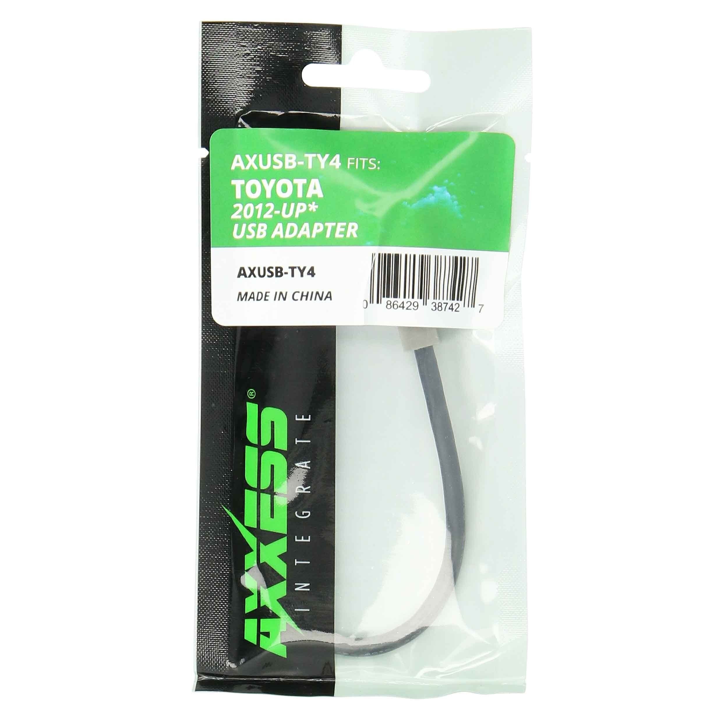 AXUSB-TY4 USB Adapter Cable 12 Inch - Toyota 2012-Up