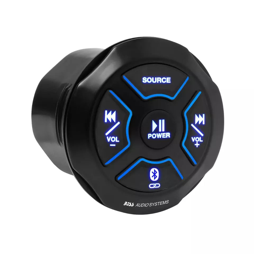 Boss Audio MGR250B Bluetooth Marine Gauge Digital Receiver w/ Built-in Amplifier