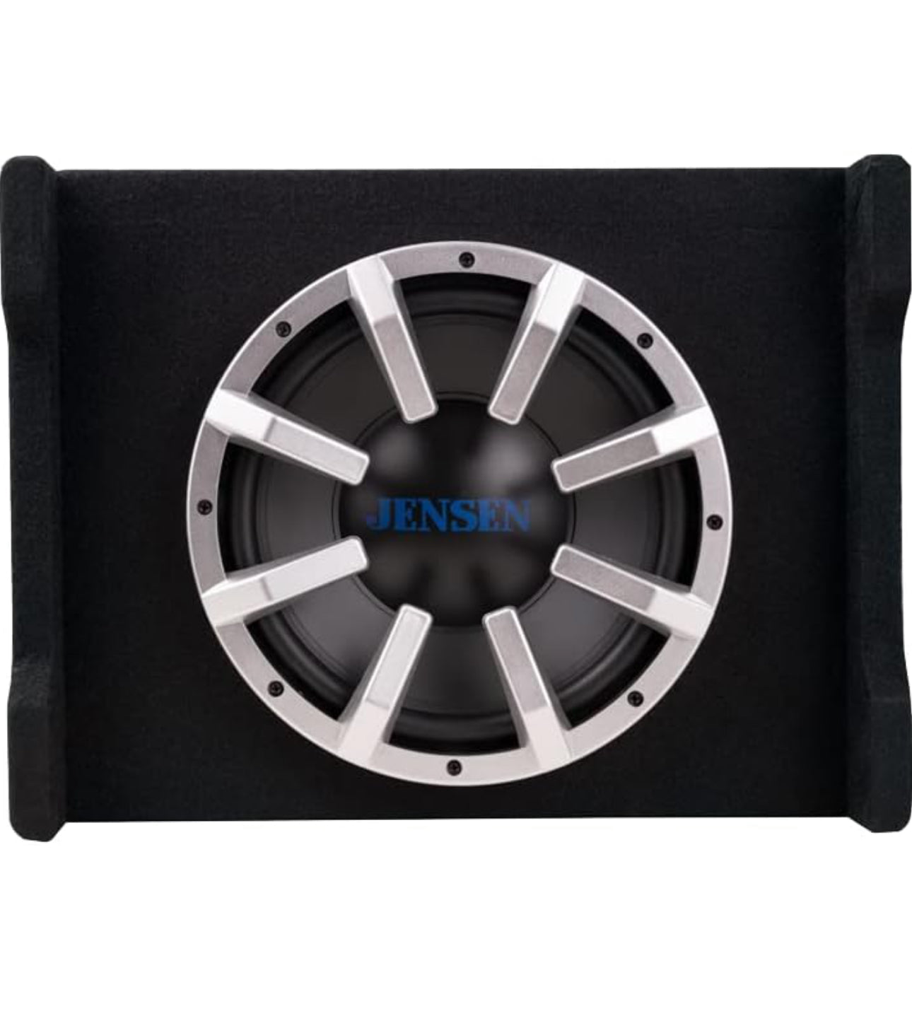 Jensen JW10A 300W Loaded Enclosure Single 10” Subwoofer Sealed and Amplified Box