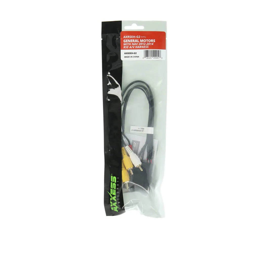 Axxess AXRSEH-G2 GM (with NAV) RSE A/V Harness For GMC/Chevrolet/Cadillac 2012-2014