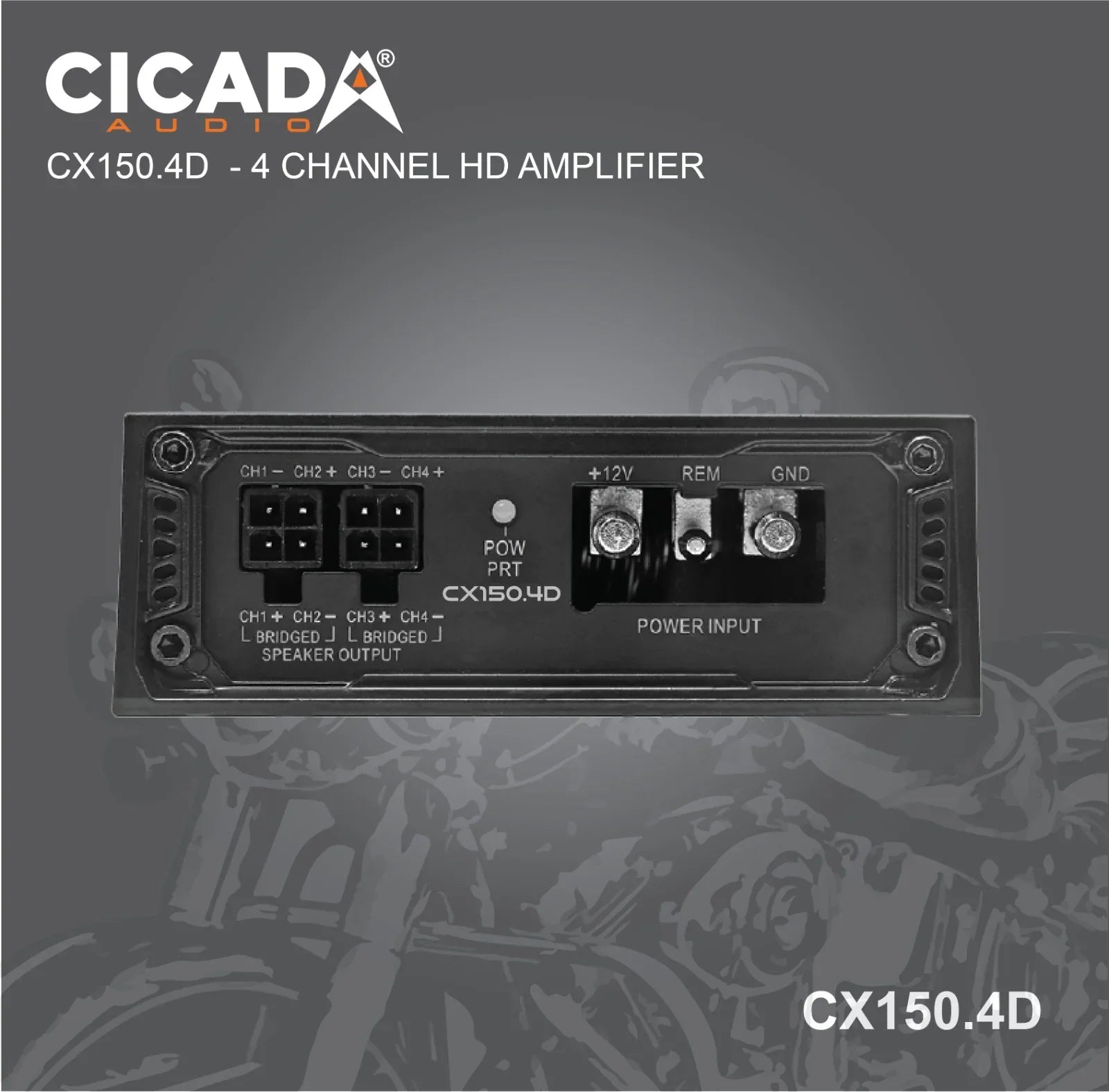 Cicada Audio CX150.4D 150W X 4 AMPLIFIER