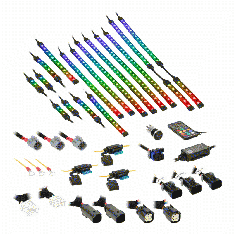 Metra Electronics BC-CHASE-K1 16-Piece Chasing LED Strip Kit