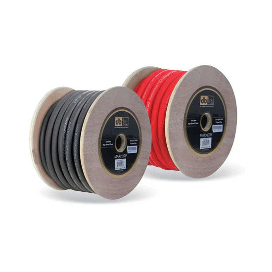 MKPW8BK100 : 8 Gauge Black 100 ft. Maxkore Power Wire Roll