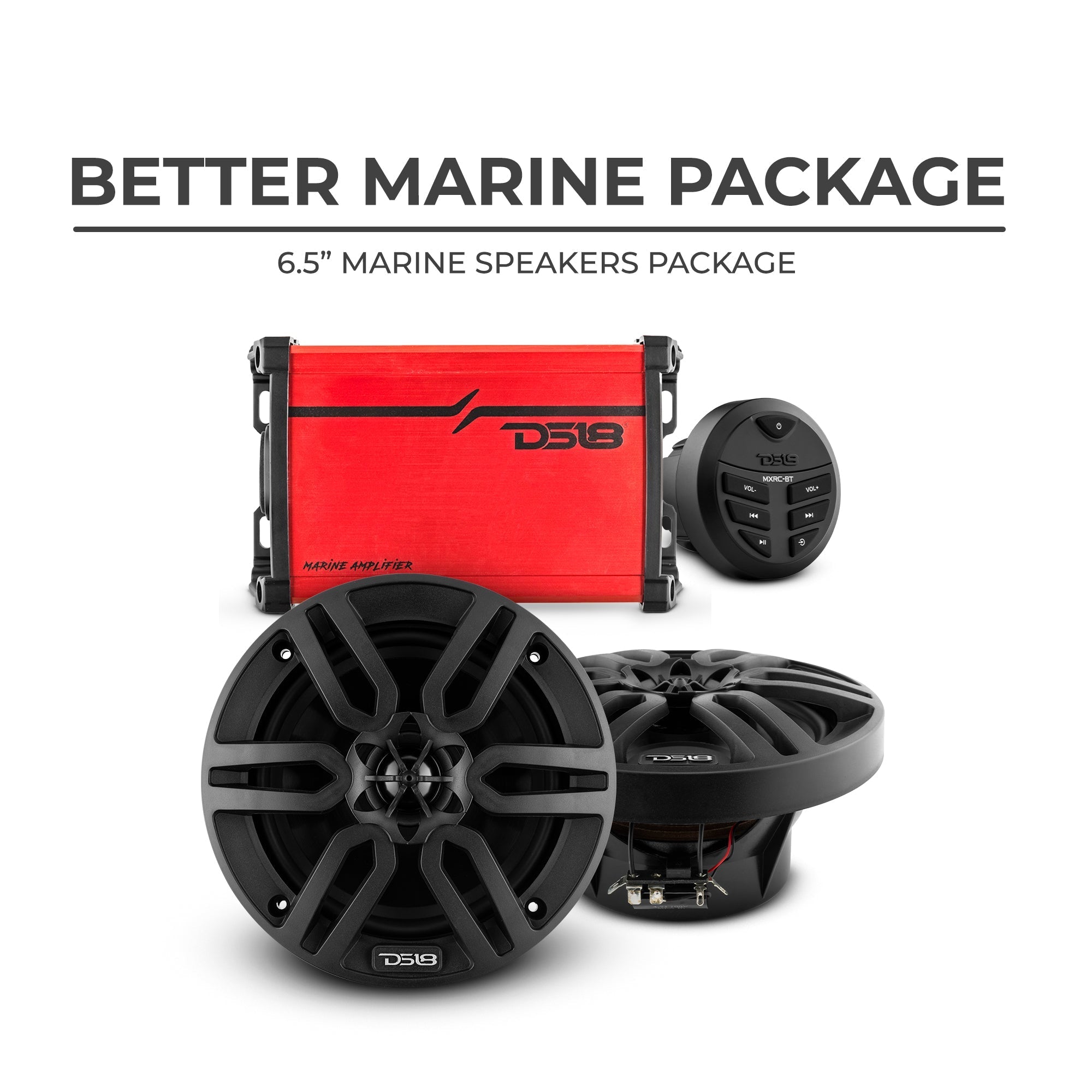 DS18 Better Marine Audio Package - 2 X 6.5