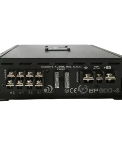 MASSIVE AUDIO BPX800.4 V2 – 60 Watts RMS x 4 @ 4 Ohm 4 Channel Amplifier