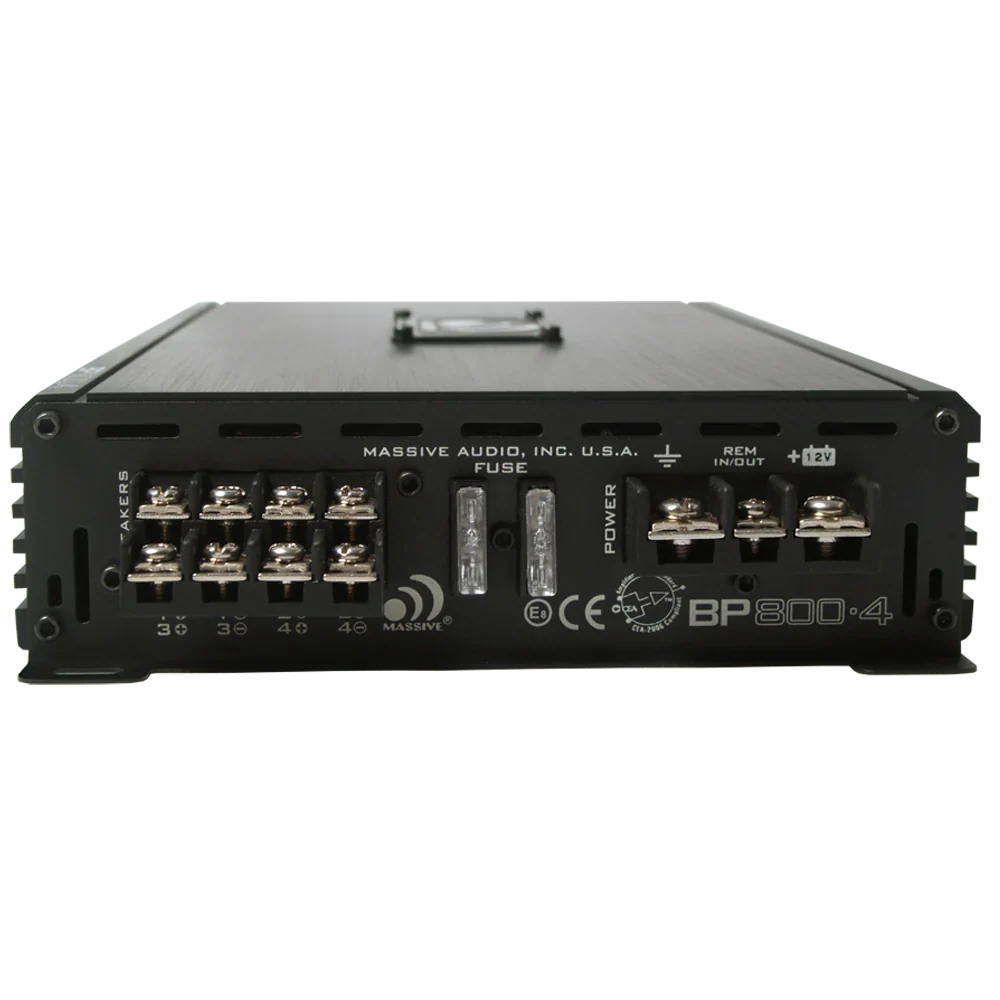 MASSIVE AUDIO BPX800.4 V2 – 60 Watts RMS x 4 @ 4 Ohm 4 Channel Amplifier