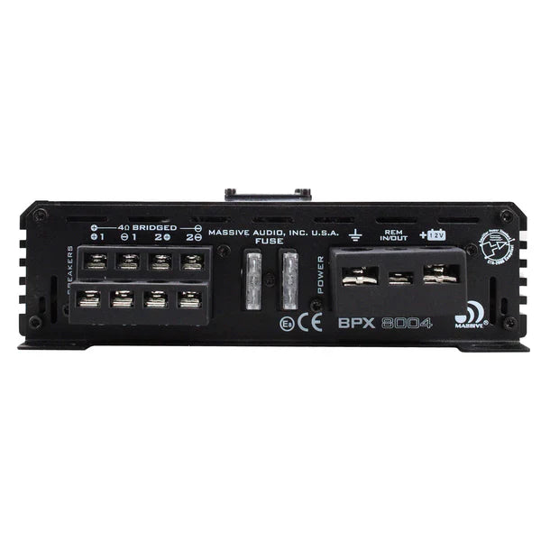 Massive audio BPX8004 - 60 Watts RMS x 4 @ 4 Ohm 4 Channel Amplifier