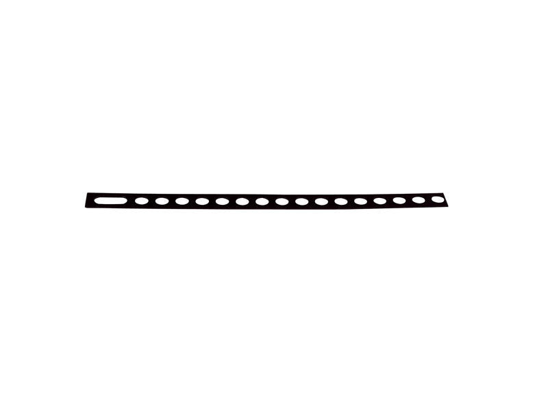 INSTALL BAY BS9BK Metal Mounting Backstrap 9 Inch Black Powder Coated - Each