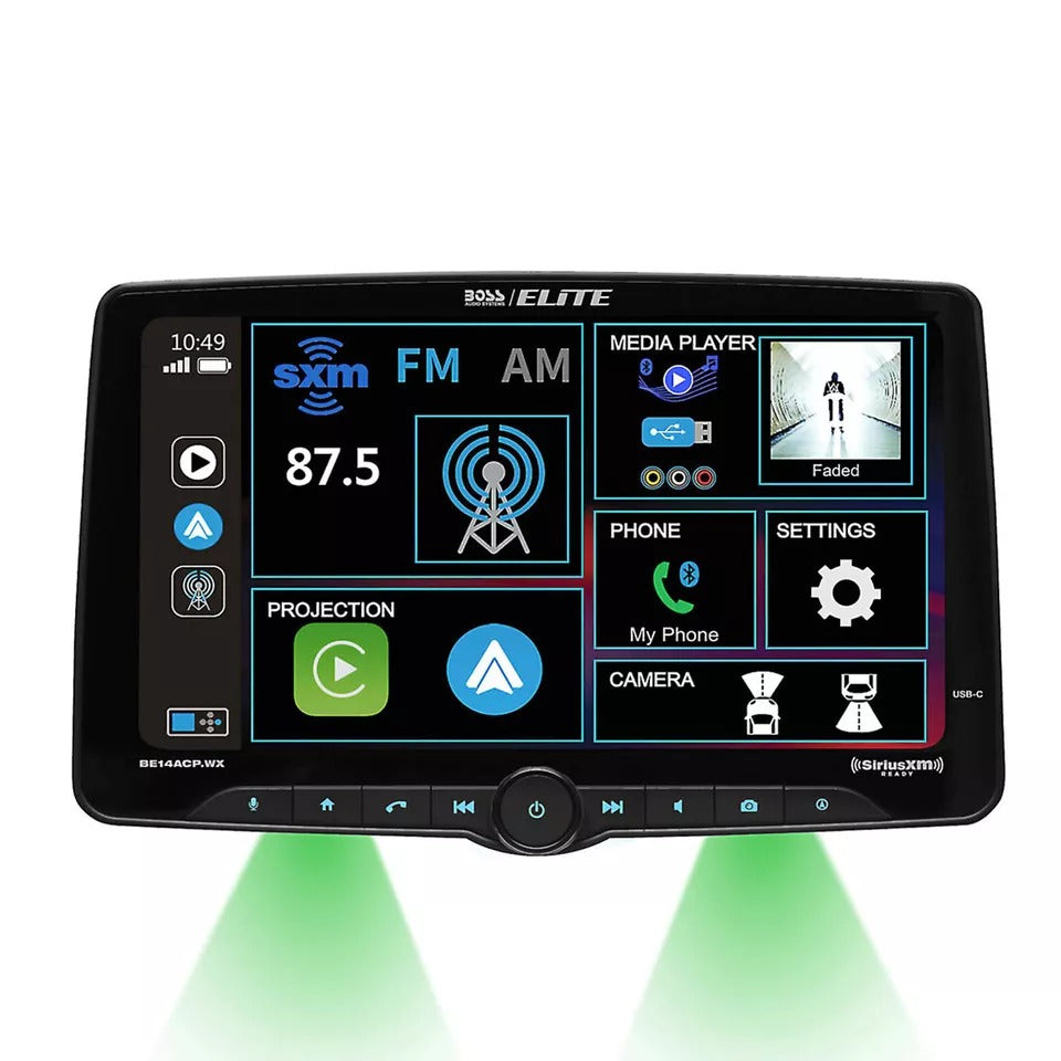 Boss Audio BE14ACP.WX Digital Multimedia Receiver w/ 14