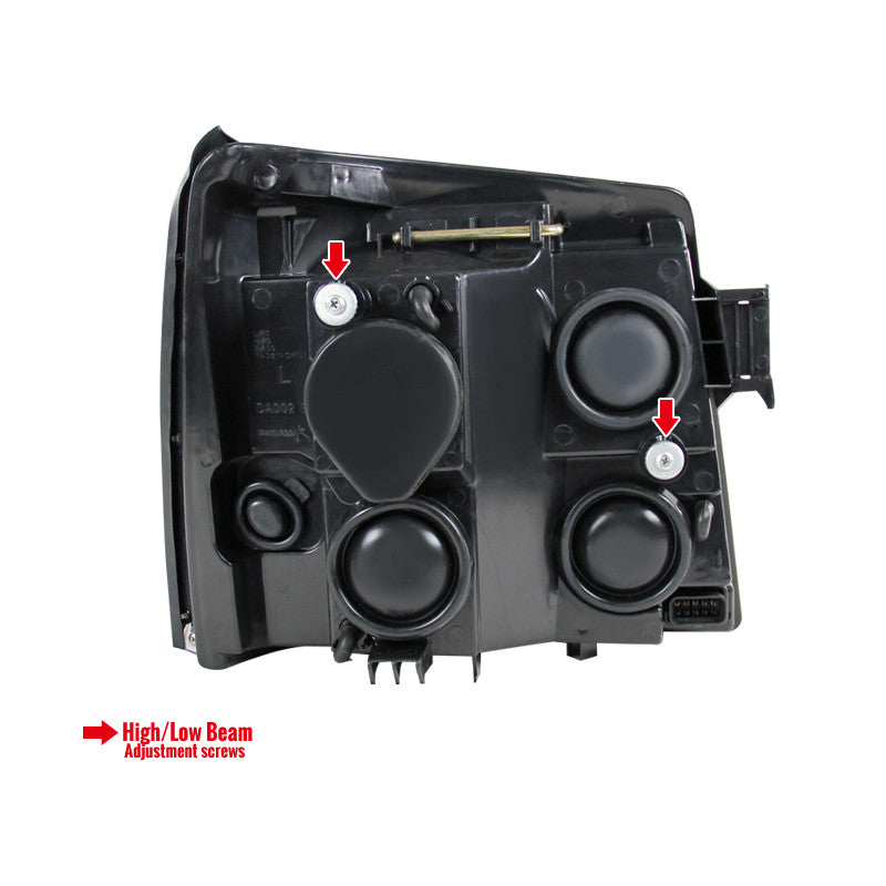 Spec-D 02-06 Cadillac Escalade Projector Headlights Black