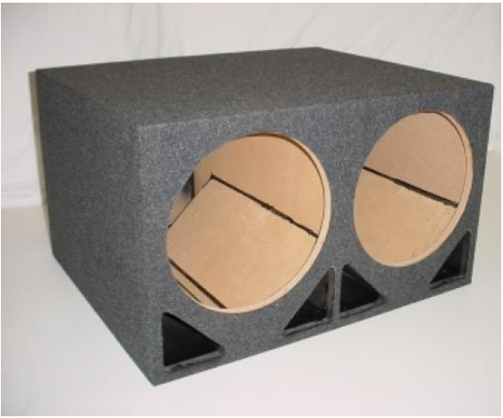 2x10'' Double ported sub box Carpeted
