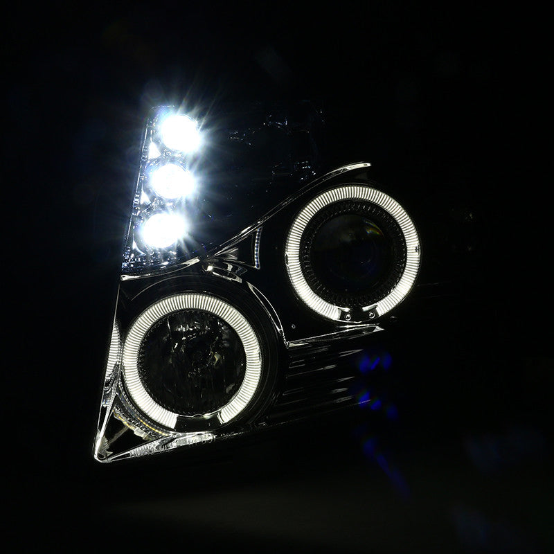 Spec-D 07-13 Chevy Avalanche LED Projector Headlgiths Chrome
