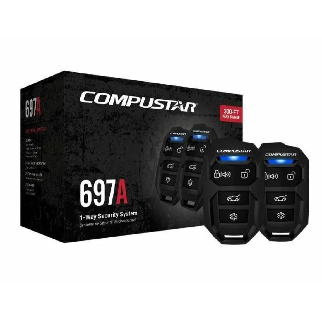 Compustar CS697-A 1 Way Alarm Keyless Entry System Viper Avital