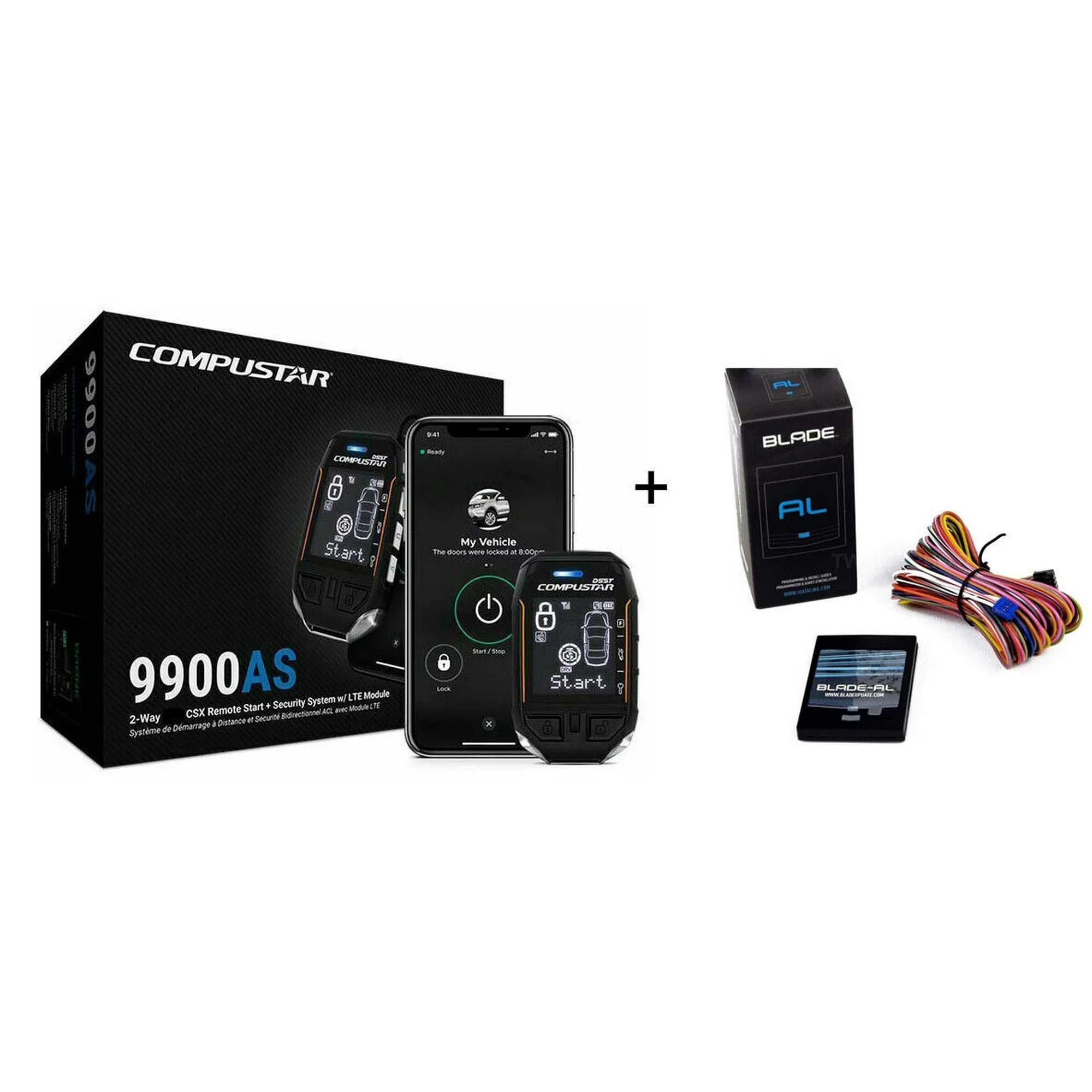 Compustar CSX9900AS Compustar 2-Way CSX Remote Start+Security W/LTE New!