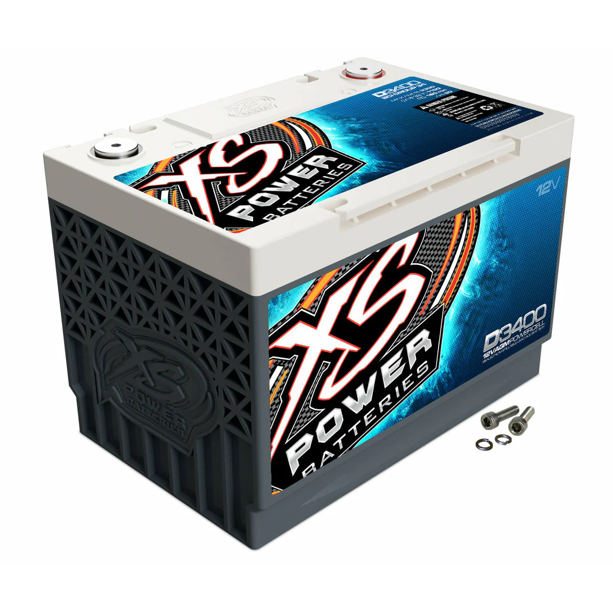 XS Power D3400 12V Group 34 AGM 3300 Amp Battery