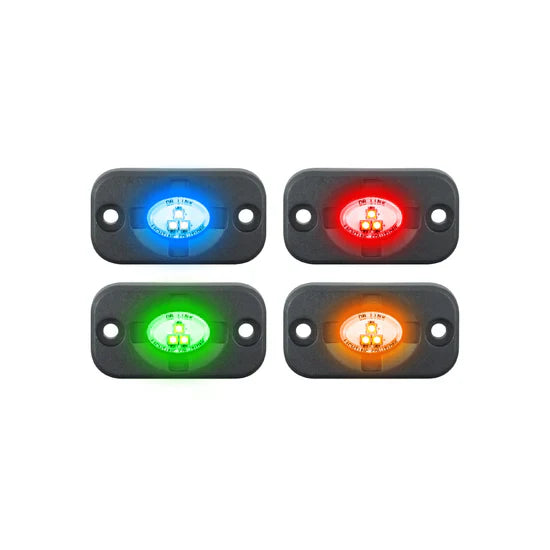 db drive DBSMRGB-4 : 4 in. Surface Mount Flood Light Kit W/RGB Accent Lighting