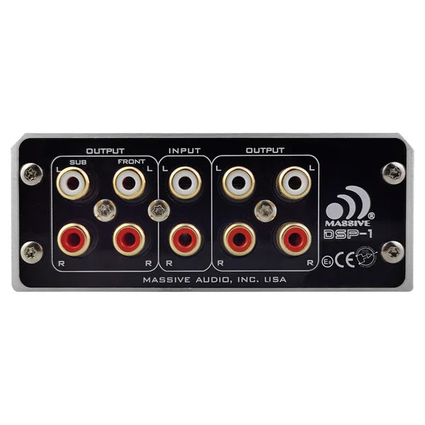 Massive audio DSP-1 - Digital Signal Processor Built-In 4 Channel Amplifier