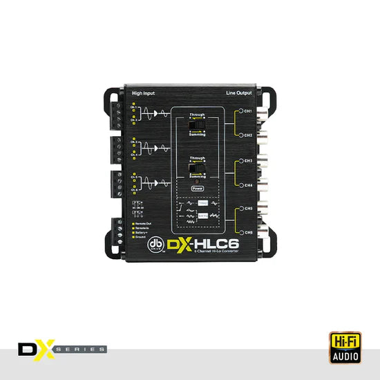 DX-HLC6 : 6 Ch High Low-Level Converter With Summing Capability