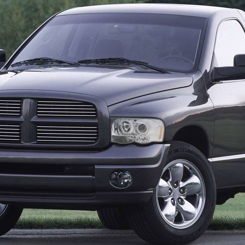 Spec-D 02-05 Dodge Ram Halo LED Projector Headlights Chrome